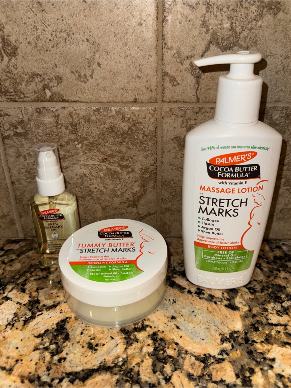 Palmer's Cocoa Butter Formula Stretch Mark BUNDLE of 3 items!